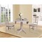 International Concepts Round 42 in Round Top Pedestal Table with 2 Chairs, Washed Gray Taupe, 42 in W, 42 in L, 30.3 in H K09-42DPT-27B-C10-2 - alternate 5